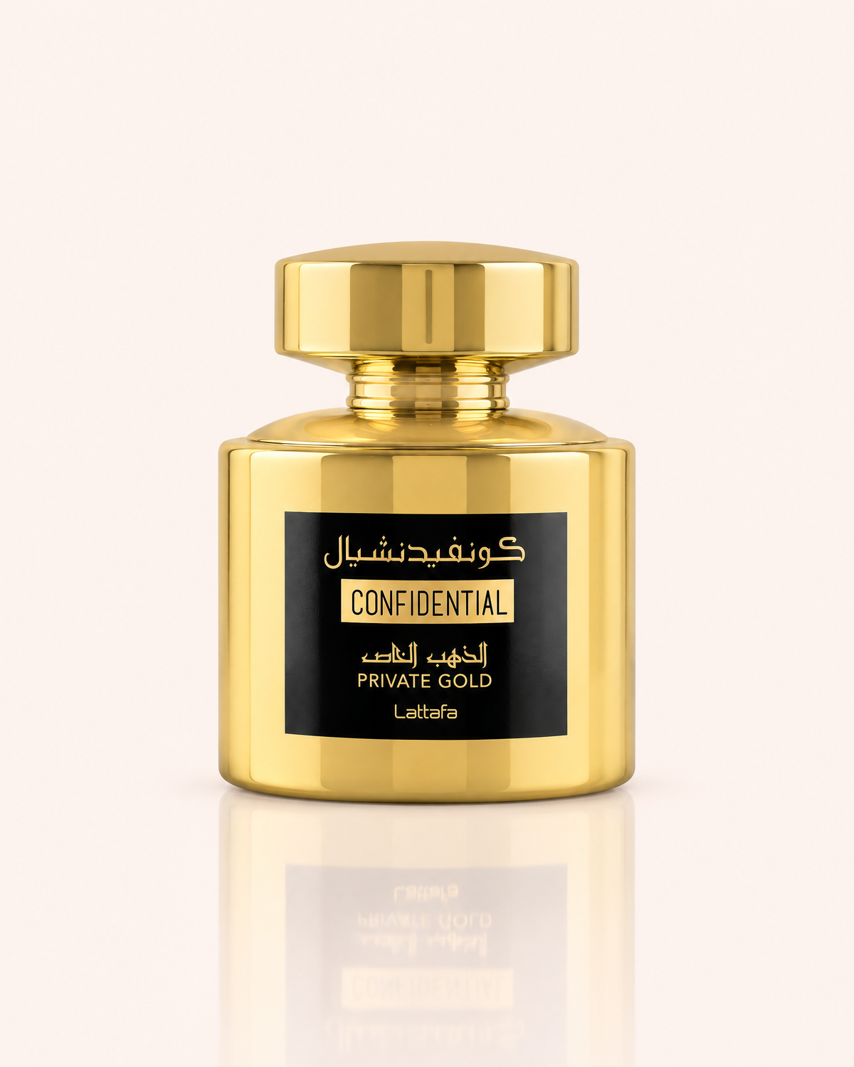 Lattafa Confidential Private Gold – Eau de parfum 100 ml – flacon